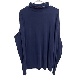 Vintage Denver Broncos NFL Majestic Turtleneck Long Sleeve‎ Shirt XL Made in USA